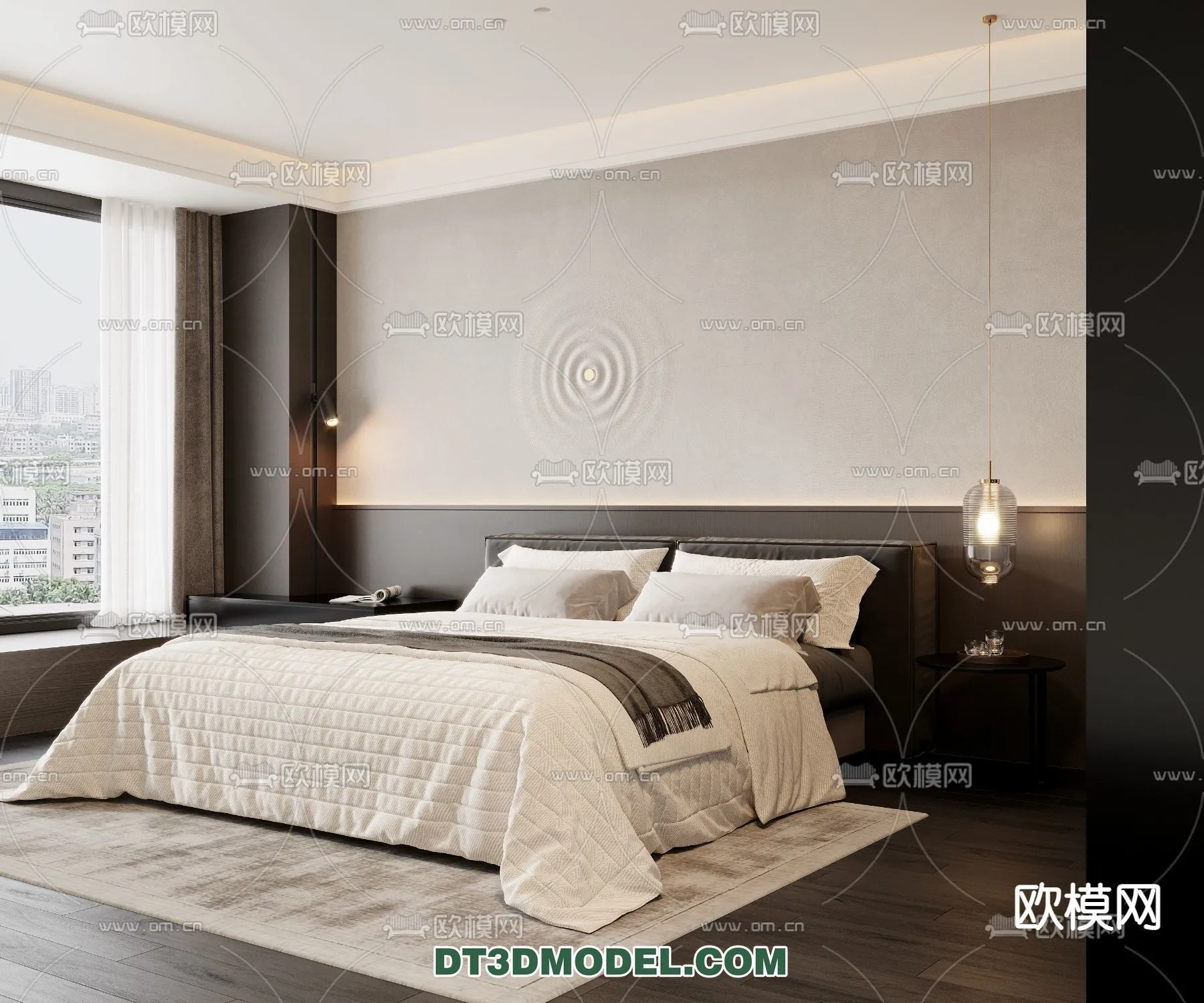 Bedroom – Italian Style – Interior 3D Scene – 040