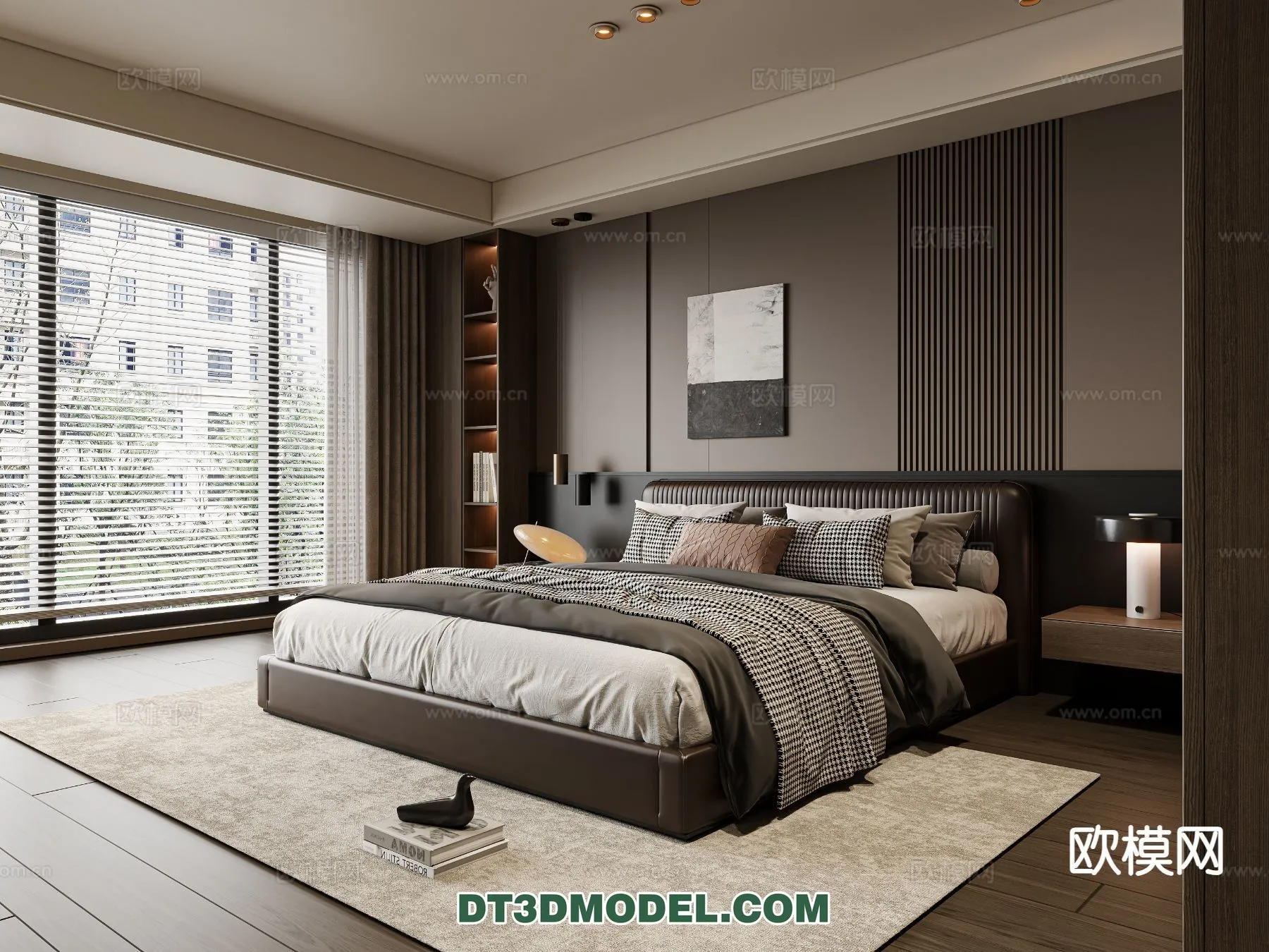 Bedroom – Italian Style – Interior 3D Scene – 079