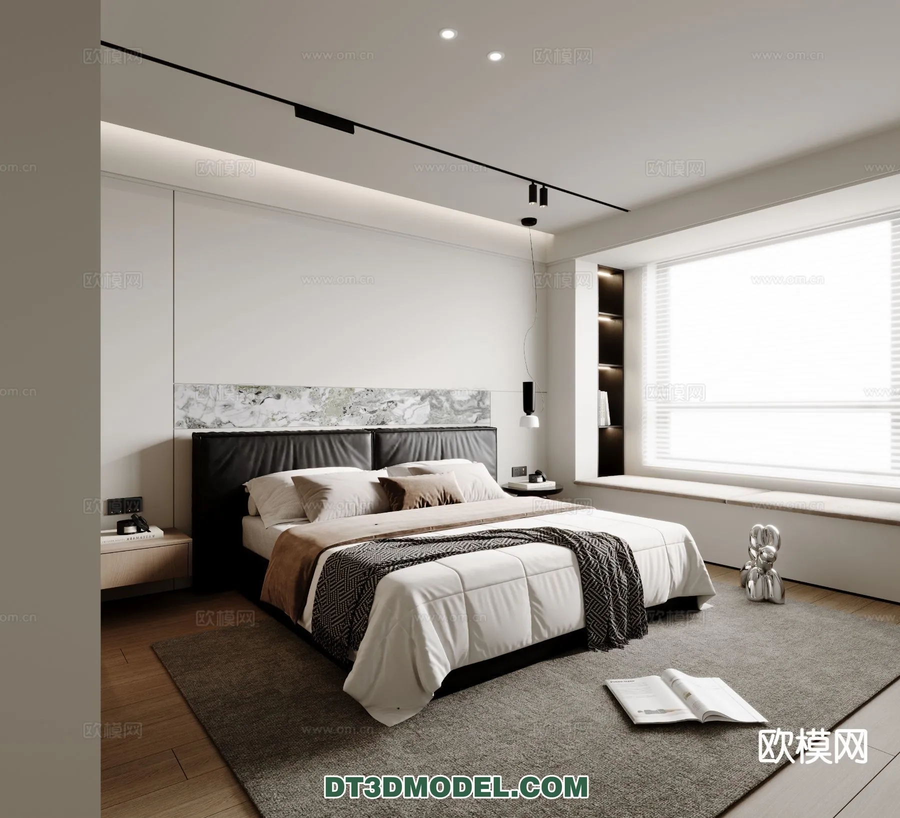 Bedroom – Italian Style – Interior 3D Scene – 084