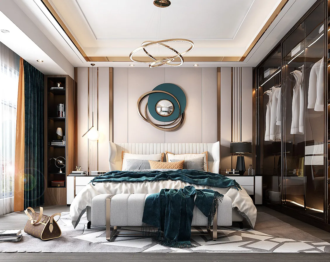 Bedroom – Modern Style 3D Scenes – Interior Design – 018