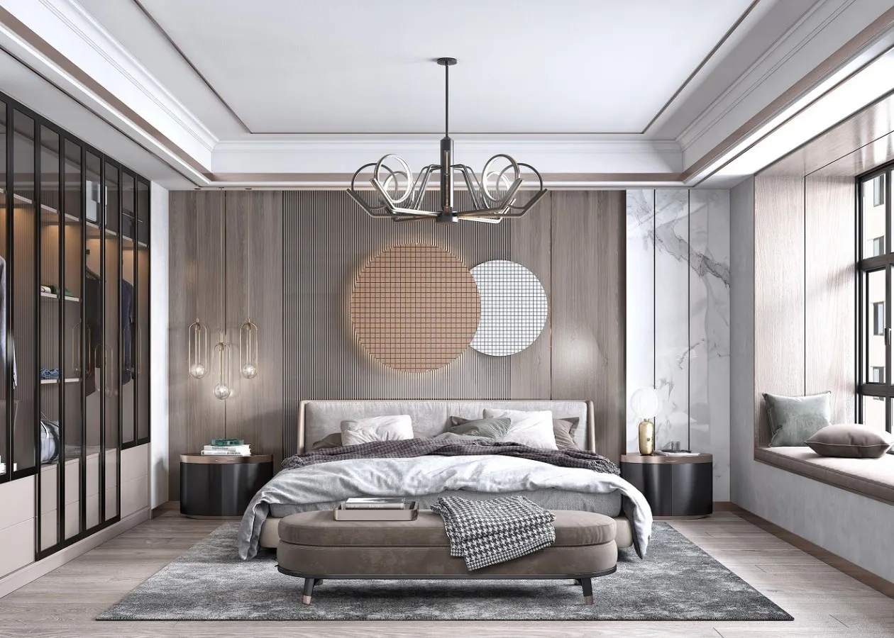 Bedroom – Modern Style 3D Scenes – Interior Design – 022