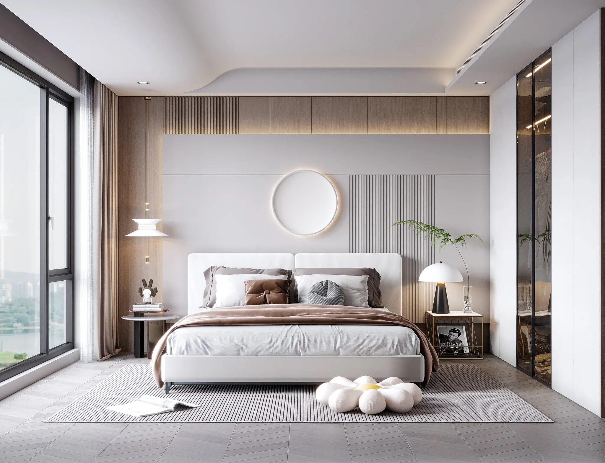 Bedroom – Modern Style 3D Scenes – Interior Design – 031