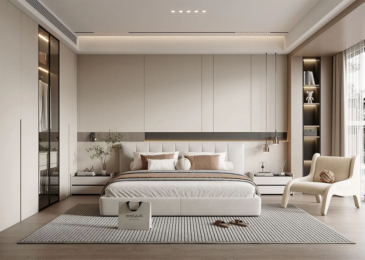 Bedroom – Modern Style 3D Scenes – Interior Design – 038