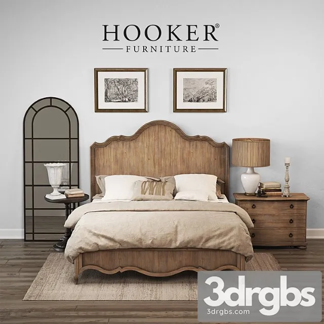 Bedroom set hooker 2 3dsmax Download