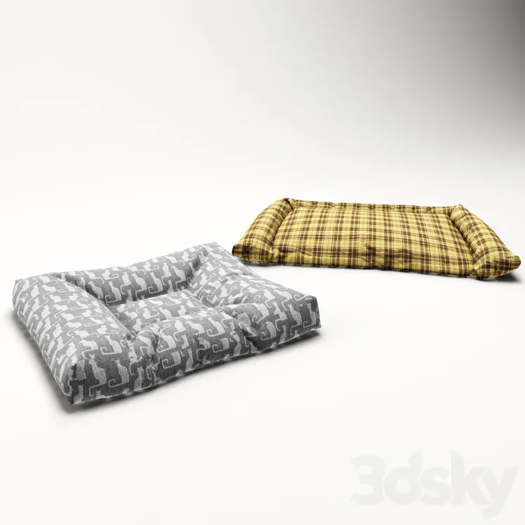 Beds for animals 3DS Max