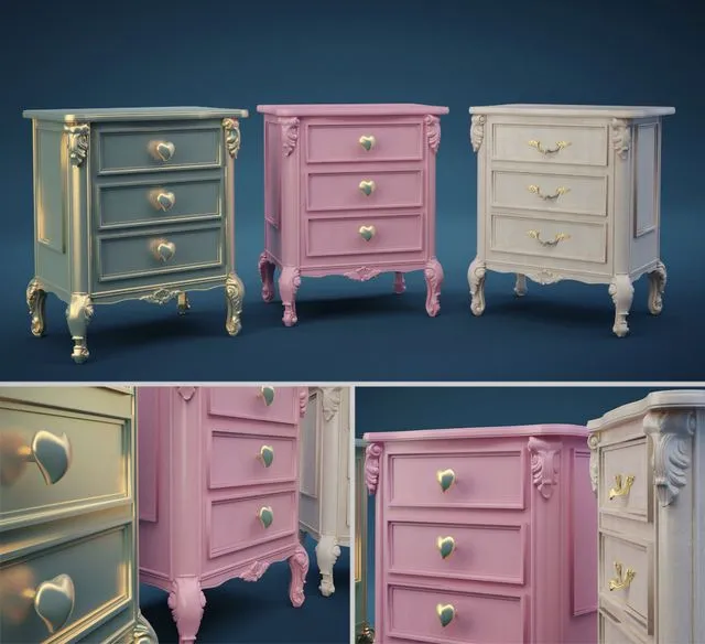 Bedside Cavio Benedetta 3dsMax Model