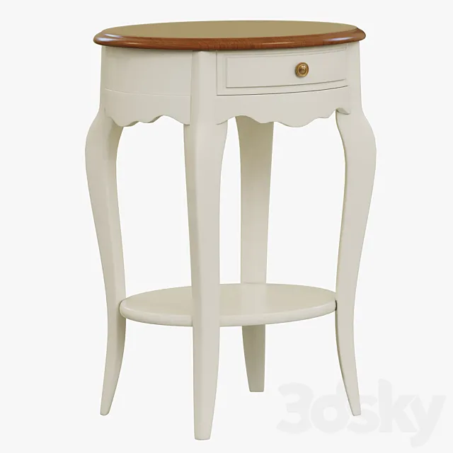 bedside table 3ds Max