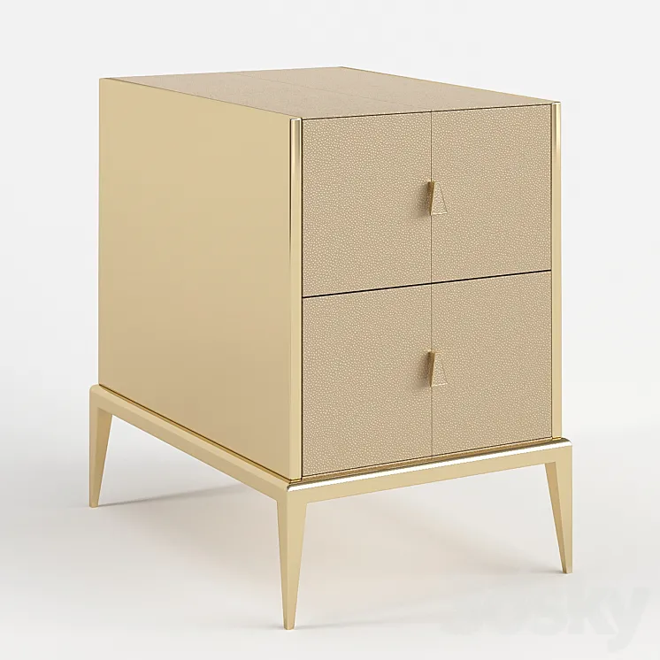 Bedside table Chic All Over Caracole 3DS Max