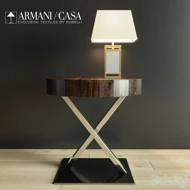 Bedside table Cimarosa Armani Casa 3dsMax Model