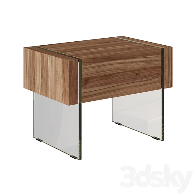 Bedside table CP1803-H-NOGAL 072032 3DS Max Model