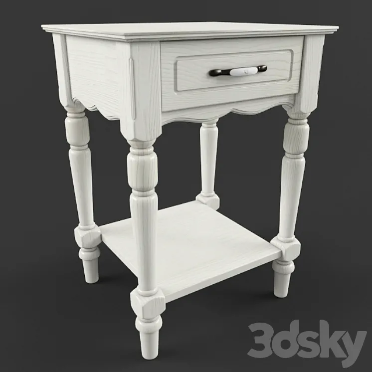 Bedside table Francoise 3DS Max