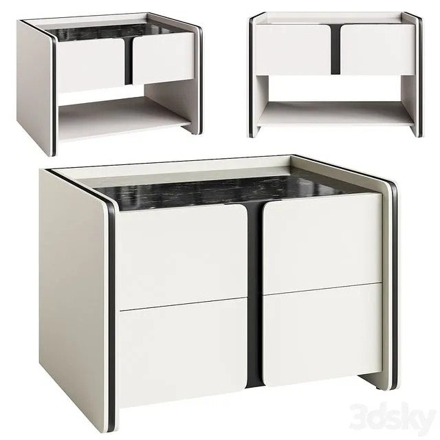 Bedside table Havasu I II set 3dsMax Model