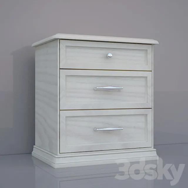 Bedside table (Italian furniture) 3DSMax File