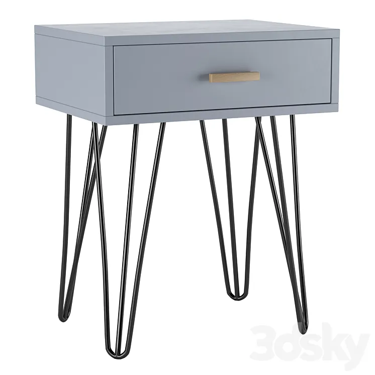 Bedside table Iwain 3DS Max