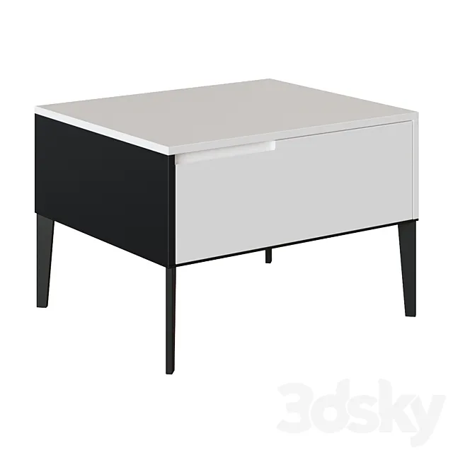 Bedside table left K193-L 3DS Max Model