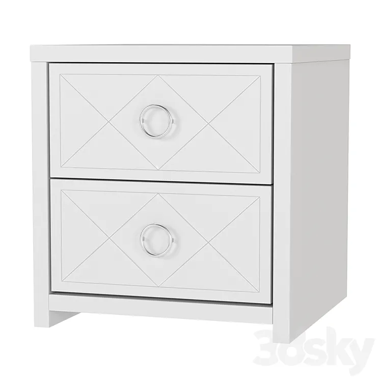 Bedside table Lucido 3DS Max