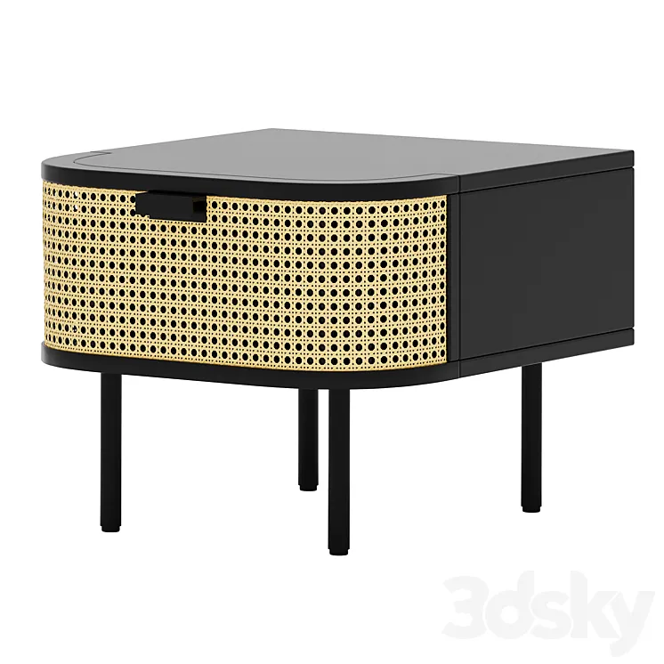 Bedside table Male 3DS Max Model