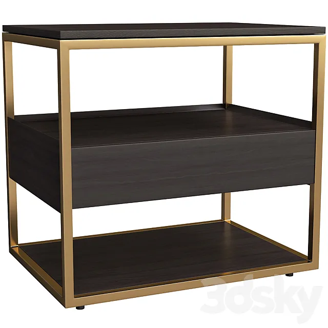 Bedside table parker 3ds Max