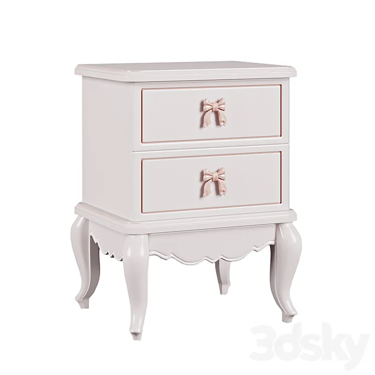 Bedside table Princess Angelicroom PR-13 3DS Max