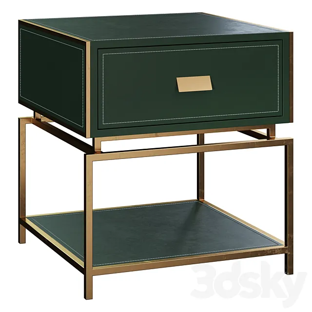 Bedside table with drawer Arabel 3ds Max