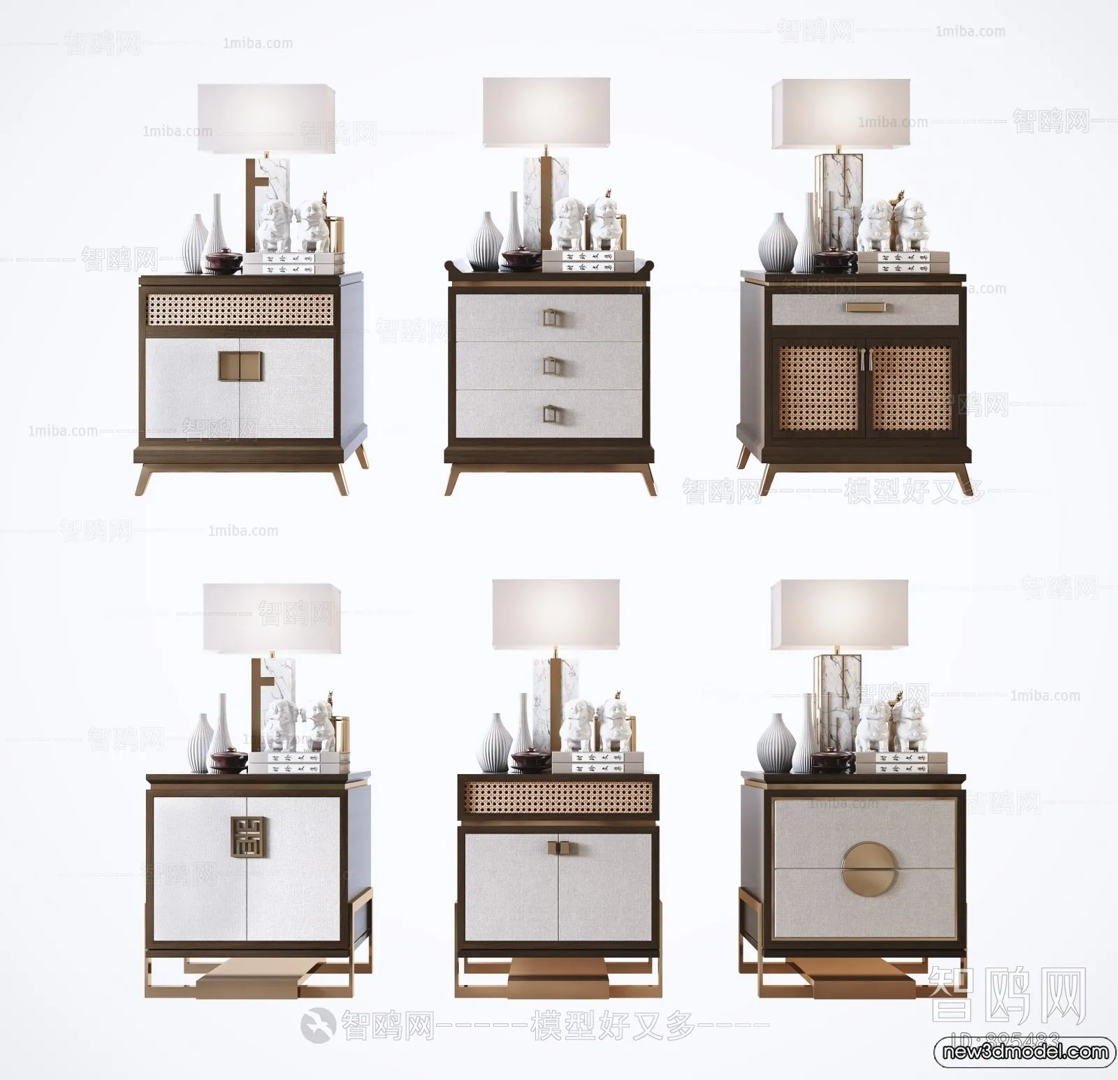 Bedside Tables – 3D Furniture Models – 008