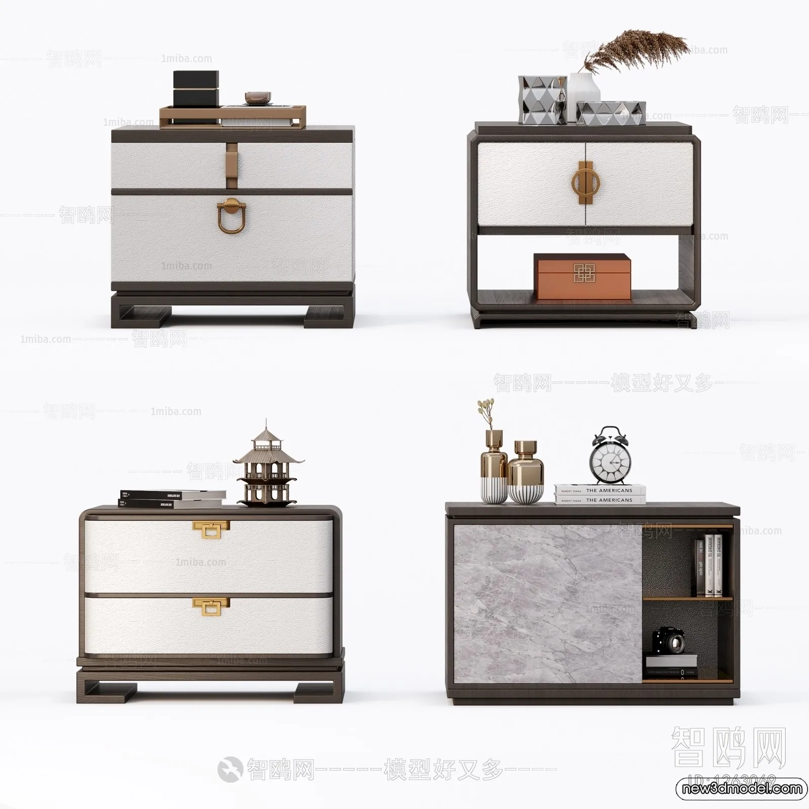 Bedside Tables – 3D Furniture Models – 020