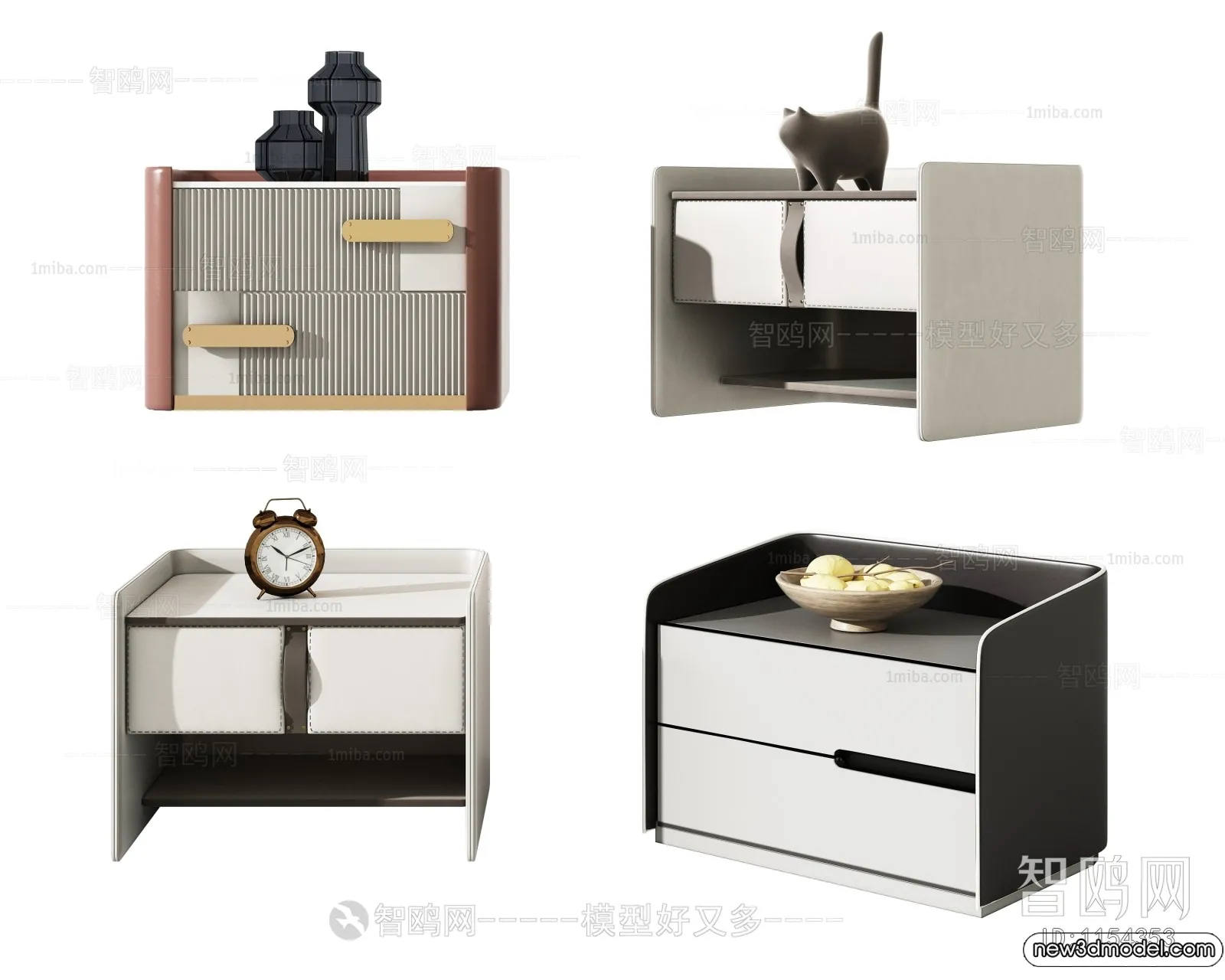 Bedside Tables – 3D Furniture Models – 030