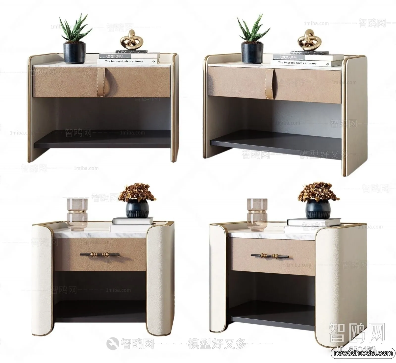 Bedside Tables – 3D Furniture Models – 033