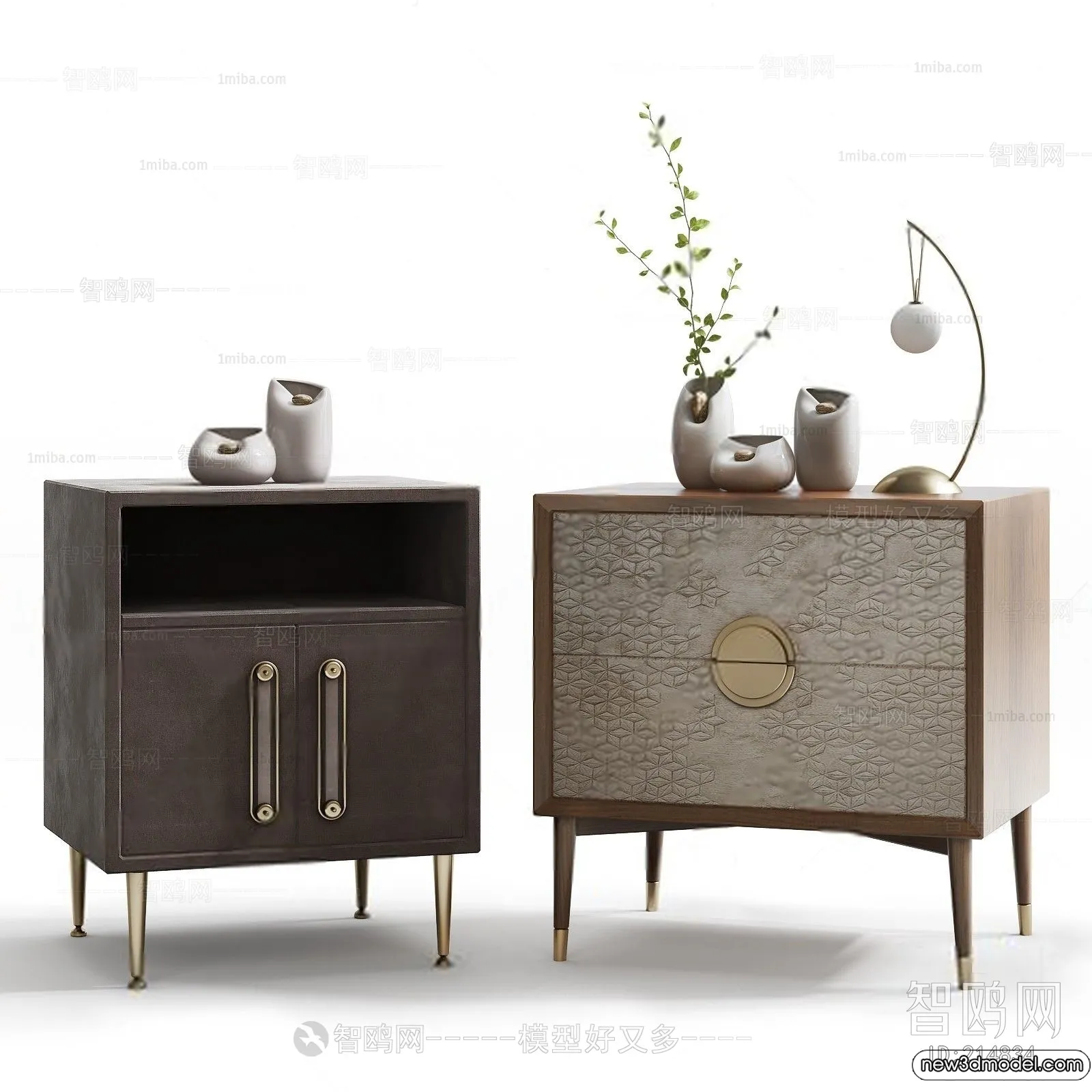 Bedside Tables – 3D Furniture Models – 048