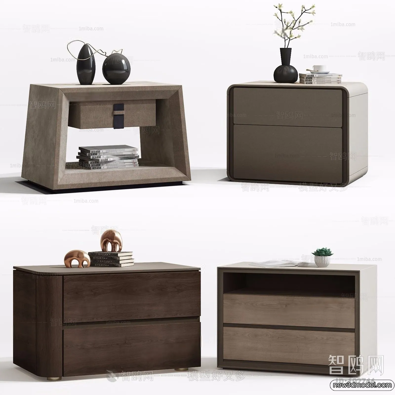 Bedside Tables – 3D Furniture Models – 050