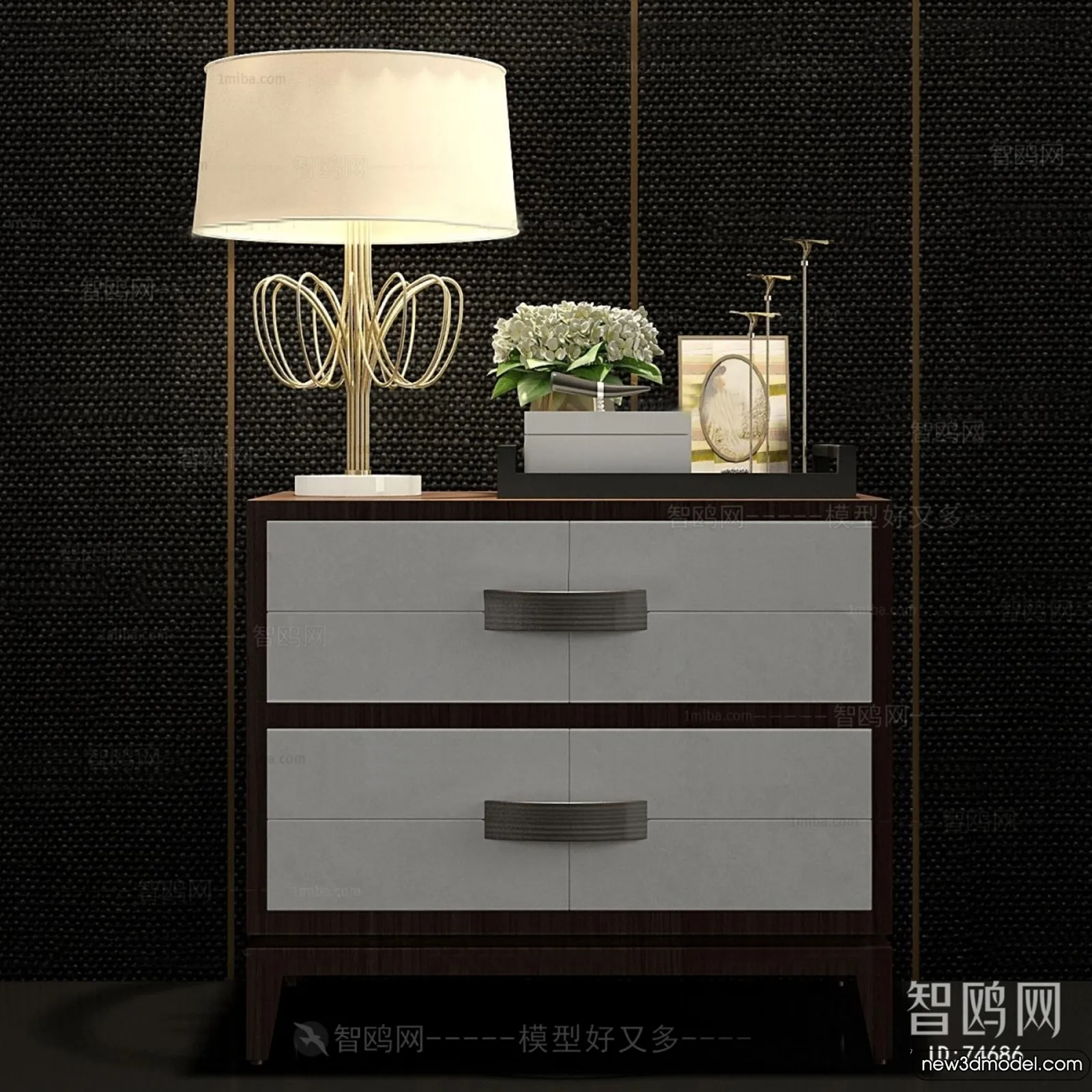 Bedside Tables – 3D Furniture Models – 064