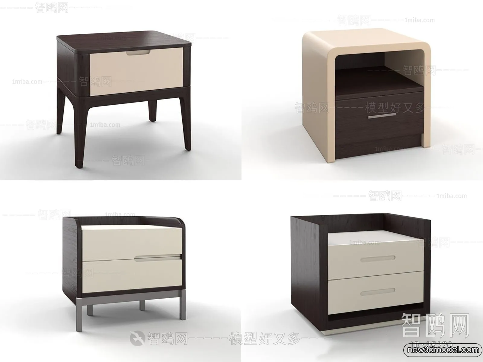 Bedside Tables – 3D Furniture Models – 070