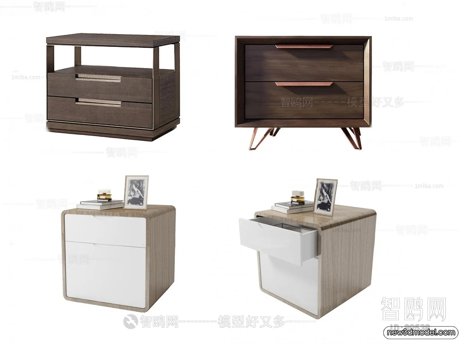 Bedside Tables – 3D Furniture Models – 084