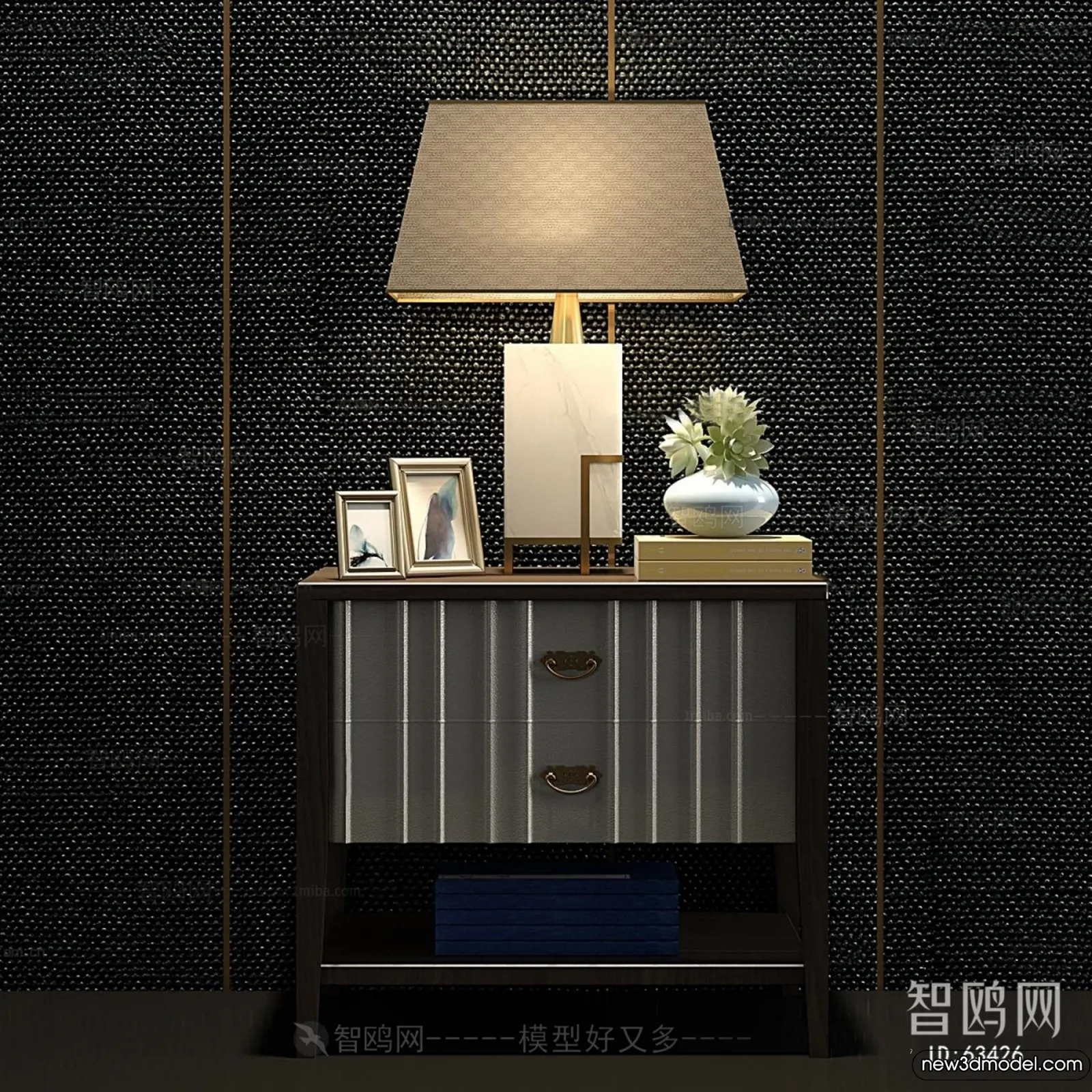 Bedside Tables – 3D Furniture Models – 086