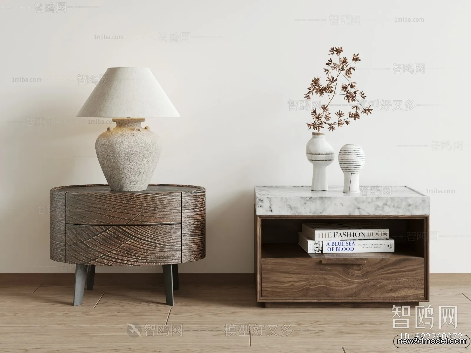 Bedside Tables – 3D Furniture Models – 153