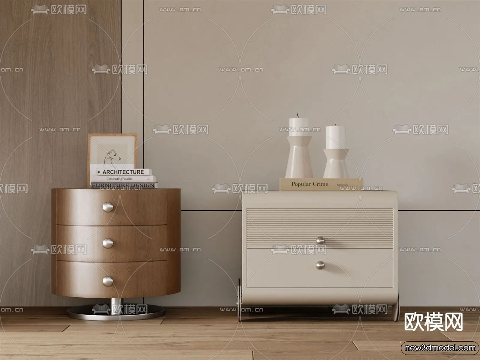 Bedside Tables – 3D Furniture Models – 172