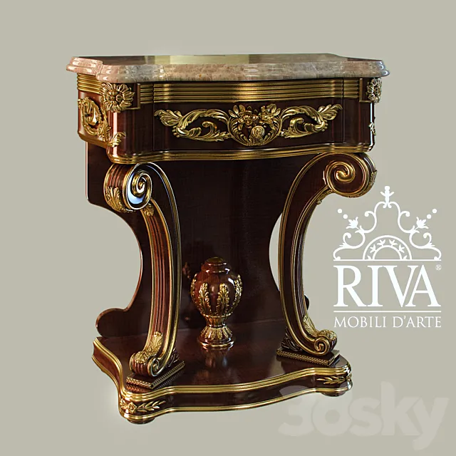 Bedside tables Riva Mobili D`Arte 3ds Max