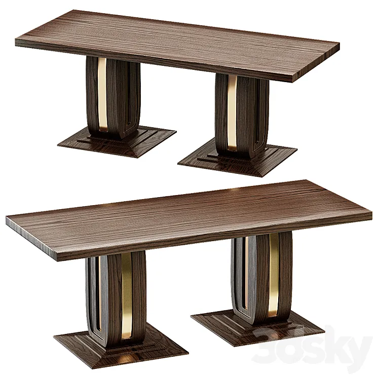 Beekman dining table 3DS Max Model