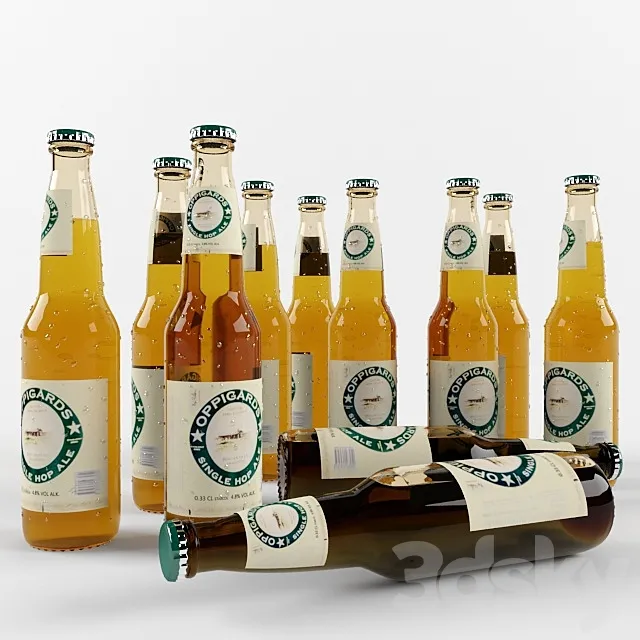 Beer bottle 3ds Max