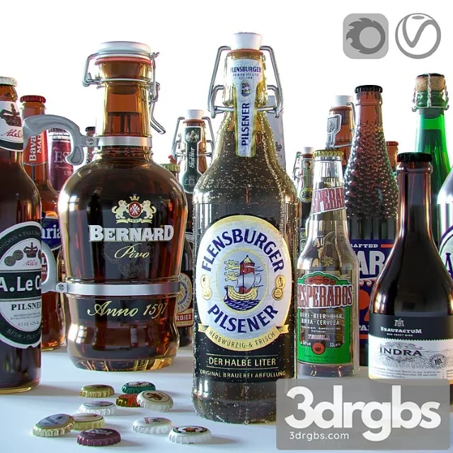 Beer bottles 3dsmax Download