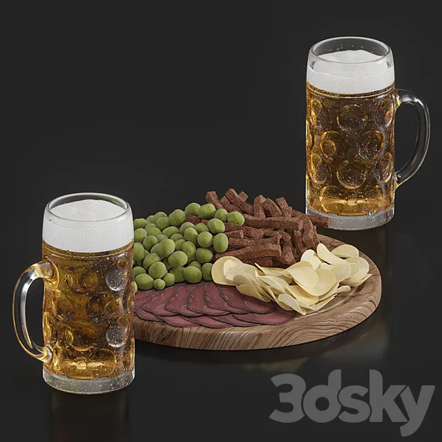 Beer set 3DSMax File