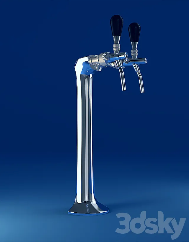 beer tap 3ds Max