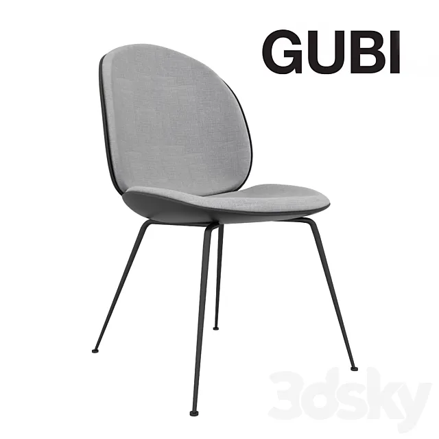 beetle dinning chair GUBI 3ds Max