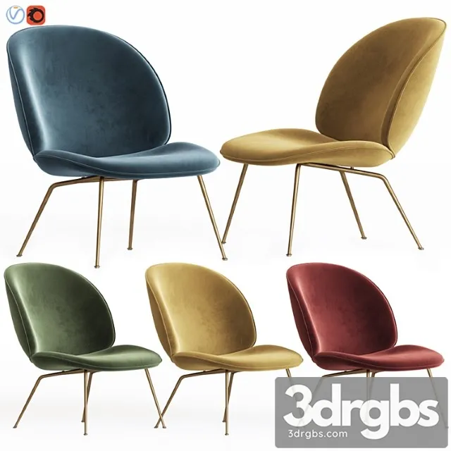 Beetle lounge chair gubi 2 3dsmax Download