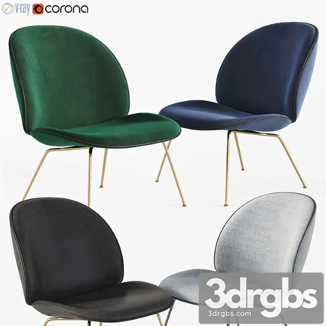 Beetle Lounge Chair Gubi 4 3dsmax Download