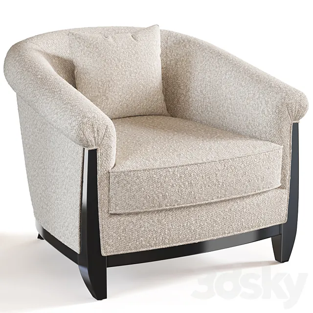 Bel Air Lounge Chair ll by Innova Luxuxy Group 3DS Max Model