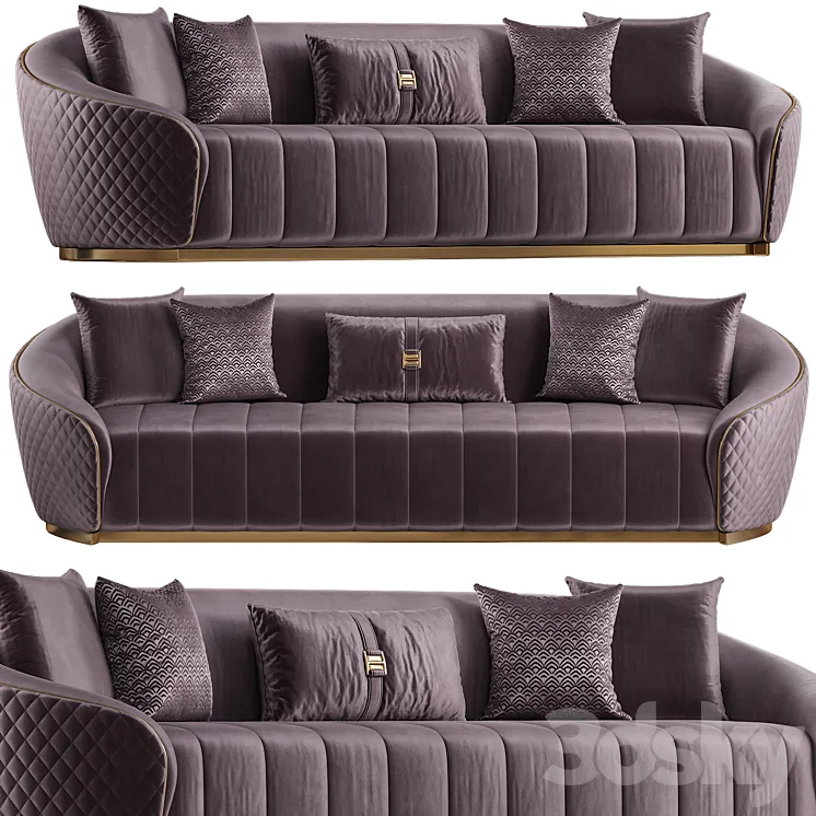 Bell sofa 3DS Max
