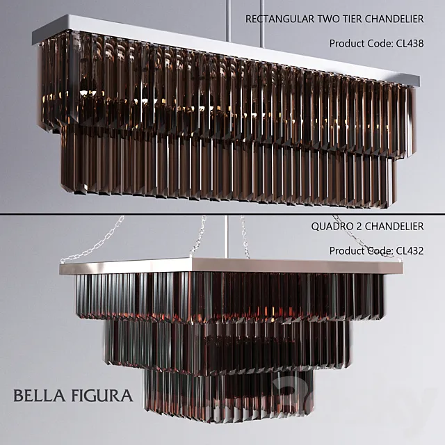 Bella Figura 2 pendants (vray. corona) 3DSMax File