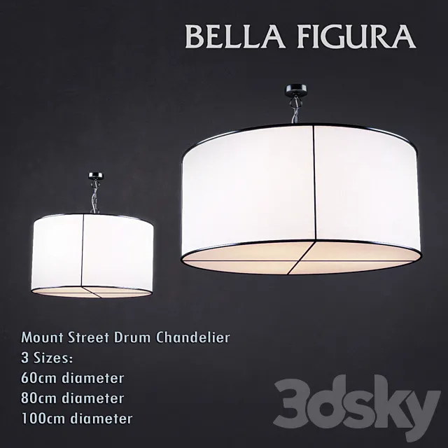 Bella Figura – Mount Street Drum Chandelier 3DSMax File