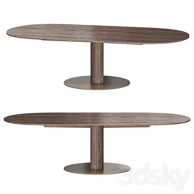 Bellagio dining by Minotti 3DS Max Model